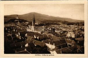Nyitra, Nitra; Celkovy pohlad / látkép a zsinagógával / general view with synagogue