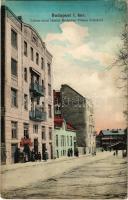 1912 Budapest XII. Csörsz utca, Dreiacker Vilmos üzlete és saját kiadása. Dreiacker által írt levél a hátoldalon (EK)