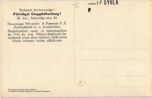 Budapest III. Pálvölgyi barlang, Déry-barlang, belső, Út az Ebédlőbe, barlangász. Fényképezte Bekey ...