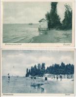 Balatonszemes, Szemes; - 2 db RÉGI város képeslap / 2 pre-1945 town-view postcards