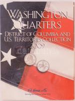 Amerikai Egyesült Államok 2009D 25c Cu-Ni "50 állam" (12x) két teljes sorozat, "WASHI...