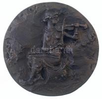 Madarassy Walter (1909-1994) DN "Arcangeló Gergely 1653-1713" kétoldalas, öntött bronz pla...