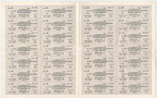 Budapest 1893. "Pesti Hazai Első Takarékpénztár Egyesület" 4%-os kamatozó kötvénye 1000Ft-...