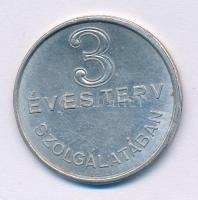 1947. 3 éves terv szolgálatában / Hermes Magyar Általános Váltóüzlet R.T. - Budapest IV. Petőfi Sándor u. 5. Al emlékérem (31mm) T:1-,2
