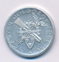 1948. "Magyar Dolgozók Érdeme / Centenáriumi Kiállítás 1848" Al emlékérem (29mm) T:1-,2