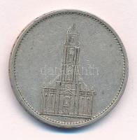 Német Harmadik Birodalom 1934D 5M Ag "Náci hatalom első évfordulója" T:2 
German Third Re...