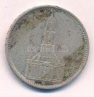 Német Harmadik Birodalom 1935D 5M Ag "Hindenburg" T:2 patina 
German Third Reich 1935D 5 ...