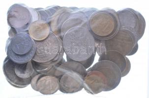100db vegyes magyar és külföldi fémpénz T:vegyes