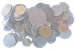 100db vegyes magyar és külföldi fémpénz T:vegyes