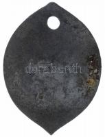 Budapest 1915. Hadifém ebvédjegy "3062" sorszámmal T:2