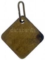 Budapest 1933. Sárgaréz ebvédjegy "17756" sorszámmal T:2