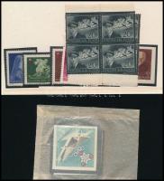 Magyar sorok a 40-es 60-as évekből berakólapokon + Téli olimpia Grenoble hiányos vágott sor