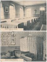 Keszthely, Ranolder Intézet belső - 2 db régi képeslap / 2 pre-1945 postcards