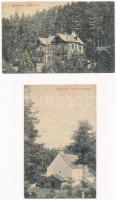 Stószfürdő, Stoósz-fürdő, Kúpele Stós; - 2 db régi képeslap / 2 pre-1945 postcards