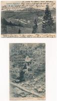 Stájerlak, Steierlak, Stájerlakanina, Steierdorf, Anina; - 2 db régi képeslap / 2 pre-1945 postcards