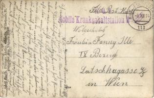 1914 Gliwice, Gleiwitz; K.u.k. Mobile Krankenhaltstation No. / WWI Austro-Hungarian Silesian mobile ...