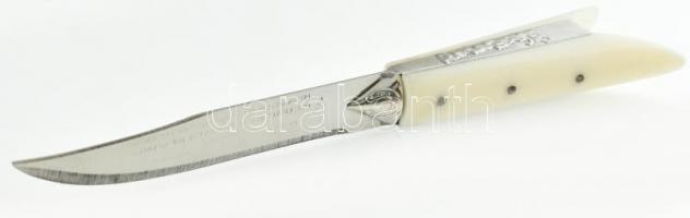 Ezüst (Ag): Dísztőr, jelzett, nettó: 10 g, h: 20 cm