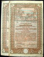 1912. Járadékkölcsön államadóssági kötvény 100K-ról (2x), szelvényekkel