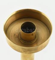 Cohr Denmark réz gyertyatartó, jelzett, m: 23,5 cm