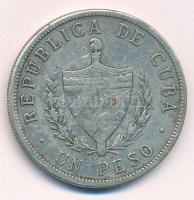 Kuba 1916. 1P Ag T:2-,3 ph.
Cuba 1916. 1 Peso Ag C:VF,F edge error
Krause KM#15.2