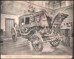 cca 1900-40 össz. 20 db heliogravűr a Versailles kástélyról (enteriőrök, kerti látképek, stb.), kiss...