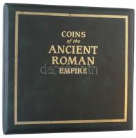 Coins of the ancient Roman Empire négygyűrűs album, berakólapokkal, használt de jó állapotban