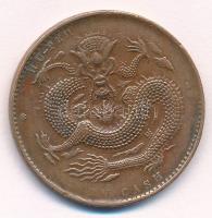 Kína / Hupej tartomány / Kuang-hszü császár 1902-1905. 10c Cu T:2-,3
China / Hubei province / Guang...