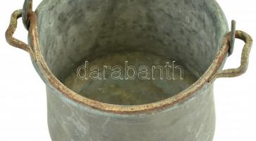 Réz üst, fém fogóval, m: 15 cm