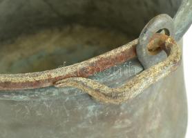 Réz üst, fém fogóval, m: 15 cm