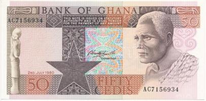 Ghána 1980. 50C T:I  Ghana 1980. 50 Cedis C:UNC  Krause 22.b
