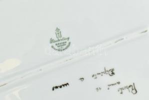 Kronester kávés készlet, kézzel festett porcelán, jelzett, apró csorbák, 2db csésze, 1 db cukortartó...