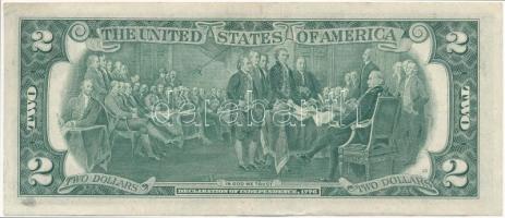 Amerikai Egyesült Államok 1974-1977. (1976) 2$ "Francine Irving Neff - William E. Simon" T...