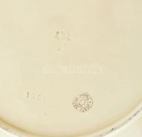 Steidl Znaim dísztál, apró kopoással, jelzett, d: 35 cm