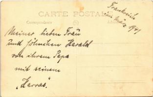 1941 Luftwaffe / WWII Nazi Germany, pilot with dog. photo