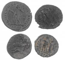 Római Birodalom 4xklf érméből álló tétel, közte Diocletianus T:2-3
Roman Empire 4xdiff coin lot, wi...