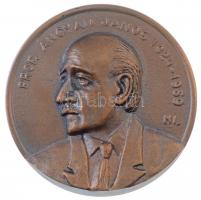 Nowotarski István (1909-) 1979. Prof. Ángyán János 1924-1959 egyoldalas, öntött Br emlékérem (97mm) T:1-  CS 5.