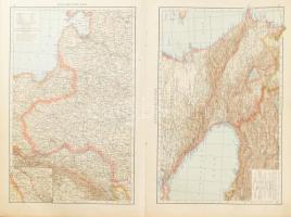 1893 Andrees Allgemeiner Handatlas in 91 Haupt- und 86 Nebenkarten. Dritte Auflage. Bielefeld und Le...