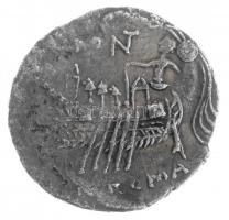 Római Köztársaság / Róma / Gaius Fonteius Kr.e. 114-113. Denár Ag (2,05g) T:3 Republic of Rome / Rome / Gaius Fonteius 114-113 BC Denarius Ag [L - star] / [C F]ONT - ROMA (2,05g) C:F