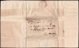 1870 Nagyszeben (Hermannstadt), régi kézzel írt levél