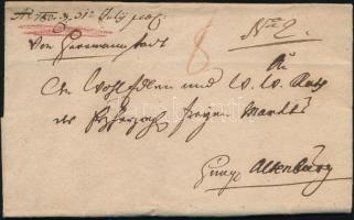 1870 Nagyszeben (Hermannstadt), régi kézzel írt levél