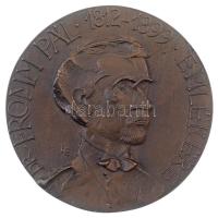 Ligeti Erika (1934-2004) 1996. Dr. Fromm Pál 1812-1899 emlékére / Terézváros egészségügyének szolgálatáért kétoldalas, öntött bronz plakett (95mm) T:1-