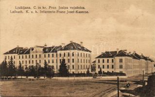 Ljubjana, Laibach; K.u.K. Infanterie Franz Josef Kaserne / Military barracks