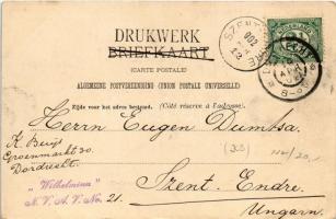 1902 Dordrecht, Buiten Walevest-Kazerne / Dutch military barracks (EK)