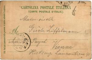 1904 Napoli, Naples; Il Vesuvio. Eruzione del 1872 / eruption (EB)