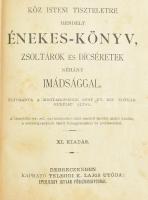 cca 1877 Köz isteni tiszteletre rendelt énekes-könyv, zsoltárok és dicséretek néhány imádsággal. Deb...