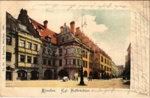 1901 München, Munich; Kgl. Hofbräuhaus / beer hall, inn. E. Keppler No. 797. (EK)