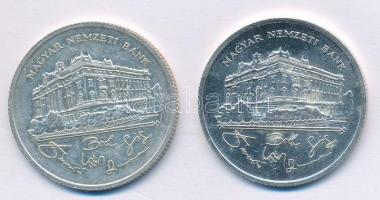 1992. 200Ft Ag "MNB" (2x) T:1-,2 
Adamo F13