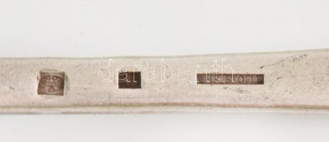 Különféle ezüstözött alpakka evőeszközök, részben jelzett Berndorf