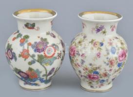 2 db Thomas Ivory Bavaria német porcelán váza, matricás, jelzett, apró kopásnyomokkal, m: 9 cm