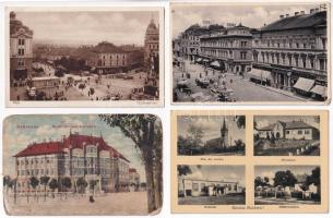 25 db RÉGI magyar város képeslap vegyes minőségben / 25 pre-1945 Hungarian town-view postcards in mixed quality